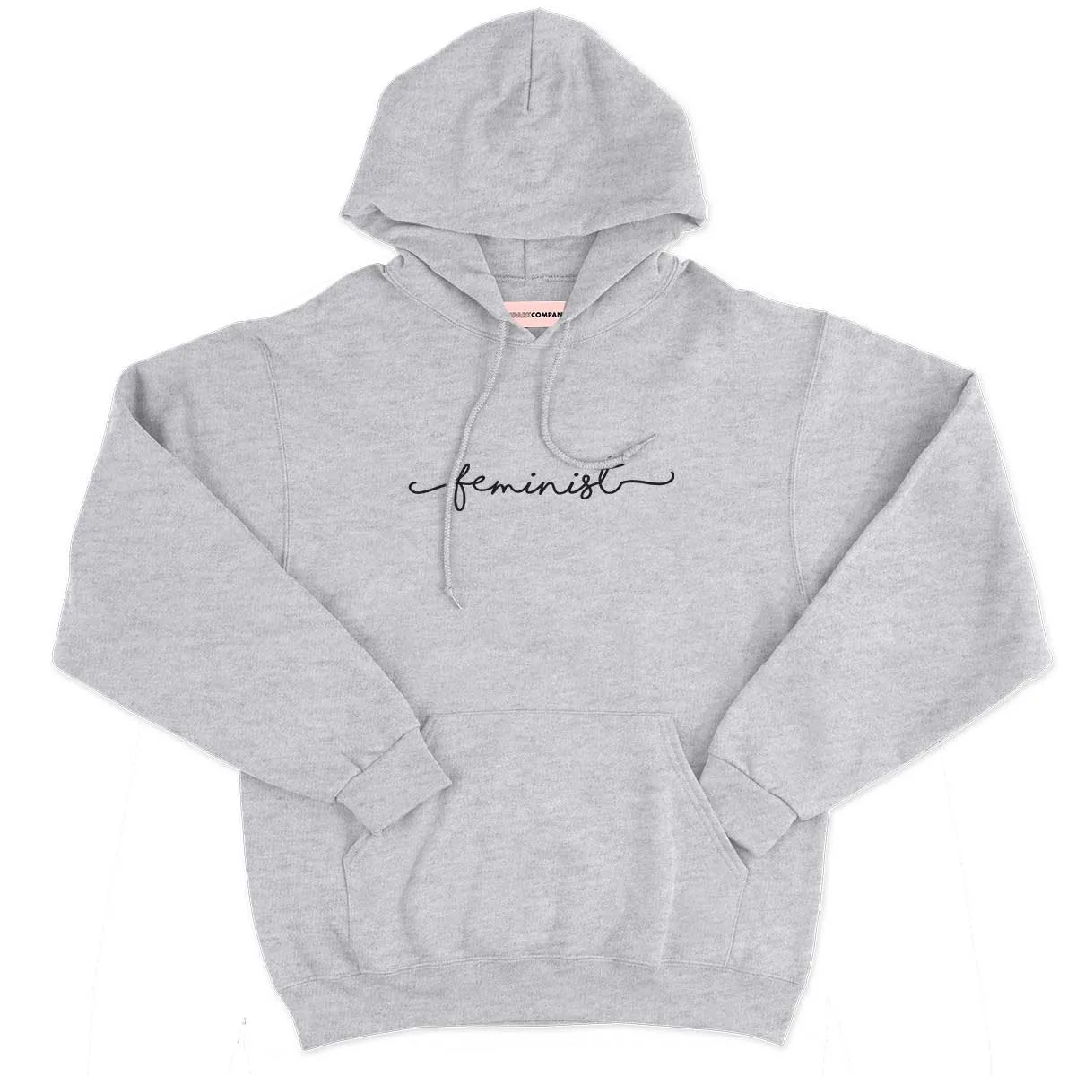 Minimalist Feminist Script Hoodie sold by The Spark Company product image thumbnail 2