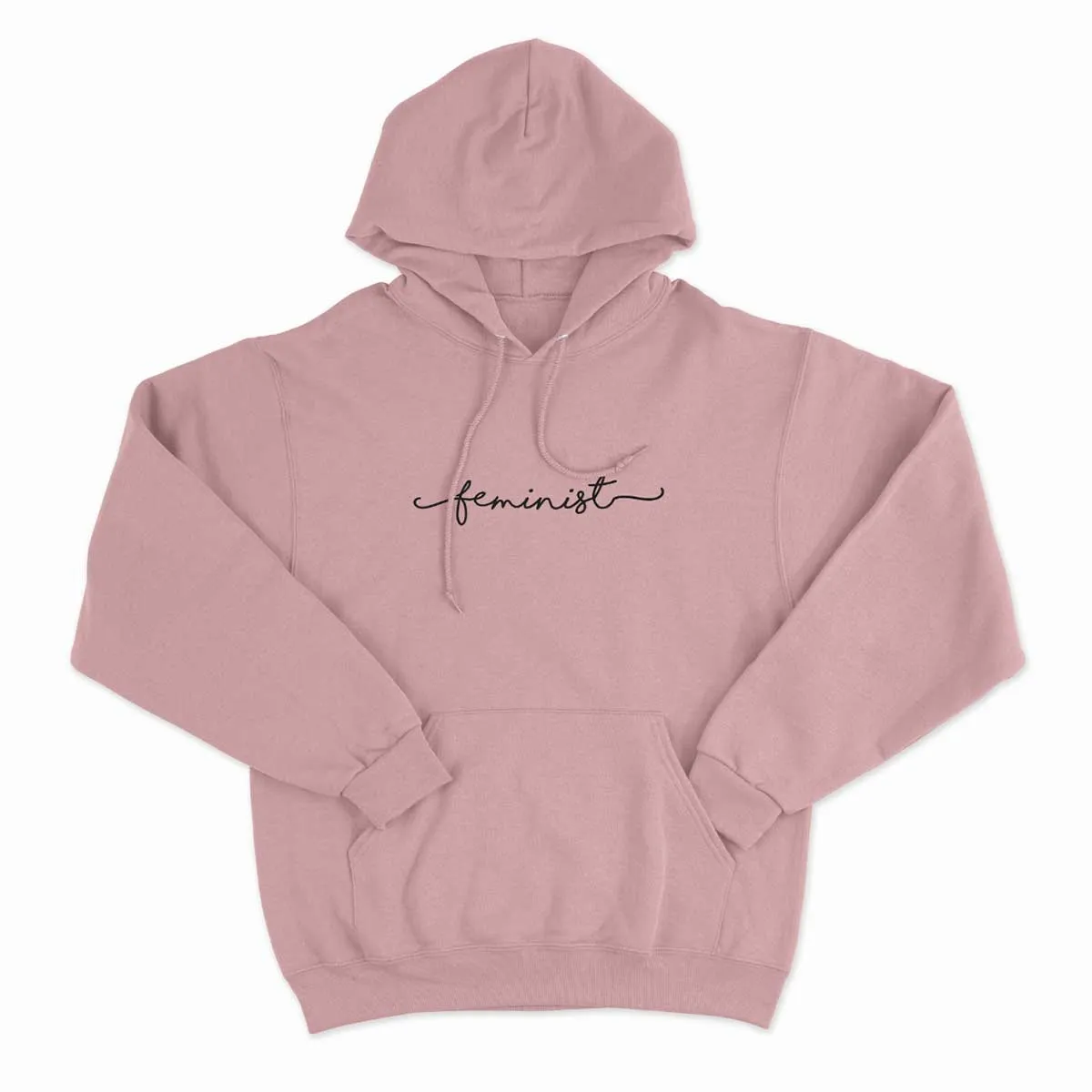 Minimalist Feminist Script Hoodie sold by The Spark Company product image thumbnail 5