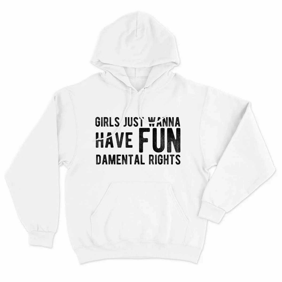Girls Just Wanna Have Fundamental Rights Hoodie sold by The Spark Company product image thumbnail 4