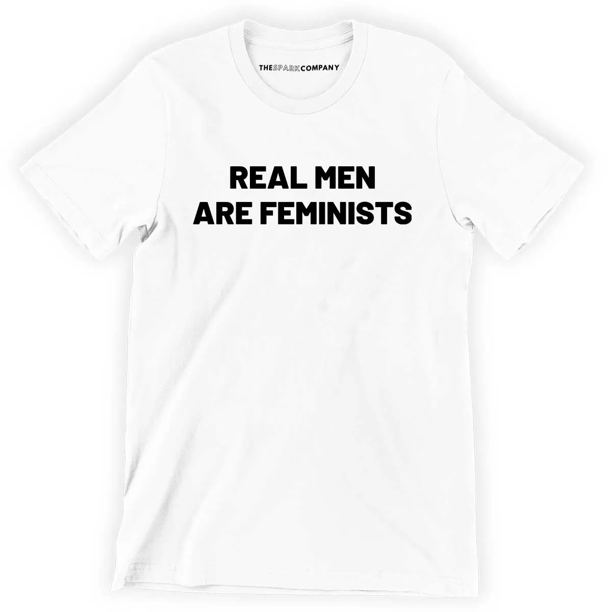 Real Men Are Feminists Men's T-Shirt sold by The Spark Company product image thumbnail 2