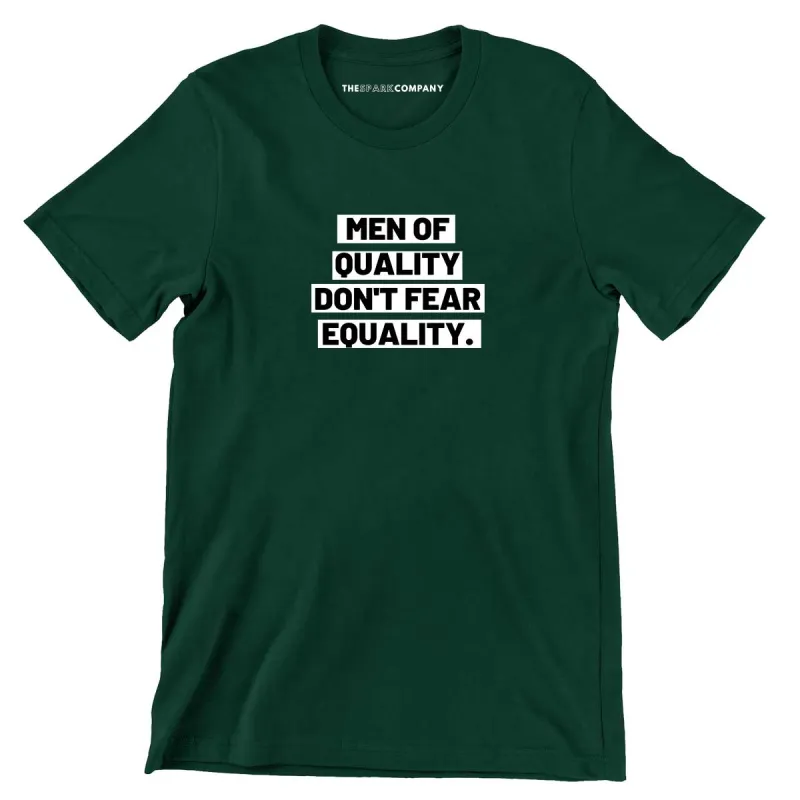 Men Of Quality Men's T-Shirt sold by The Spark Company