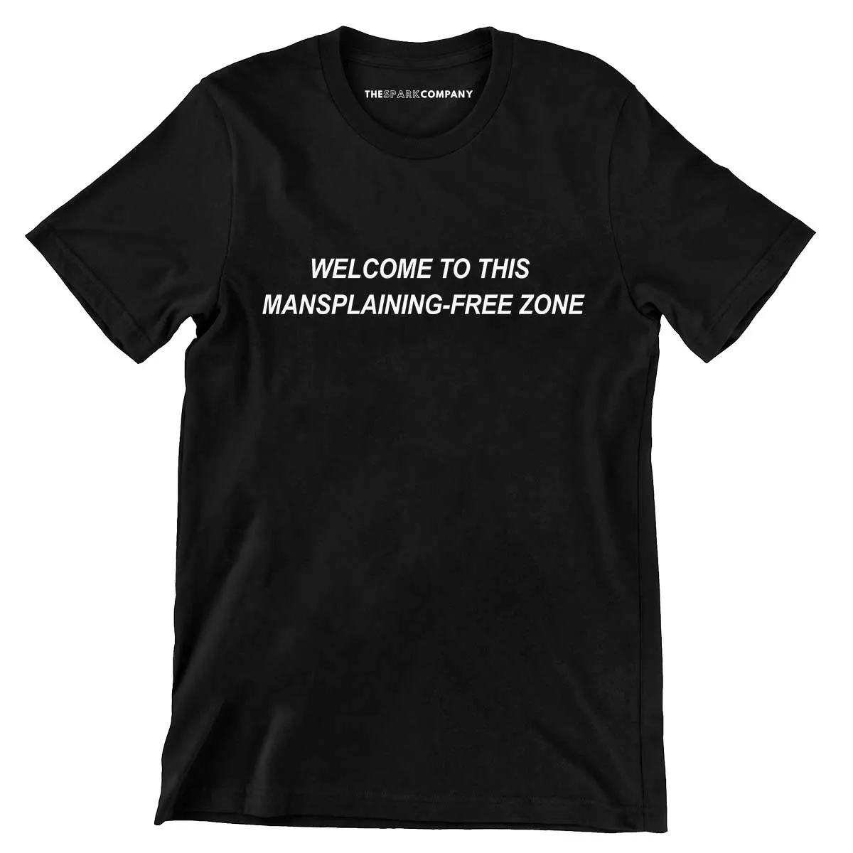 Mansplaining-Free Zone Men's T-Shirt sold by The Spark Company product image thumbnail 3