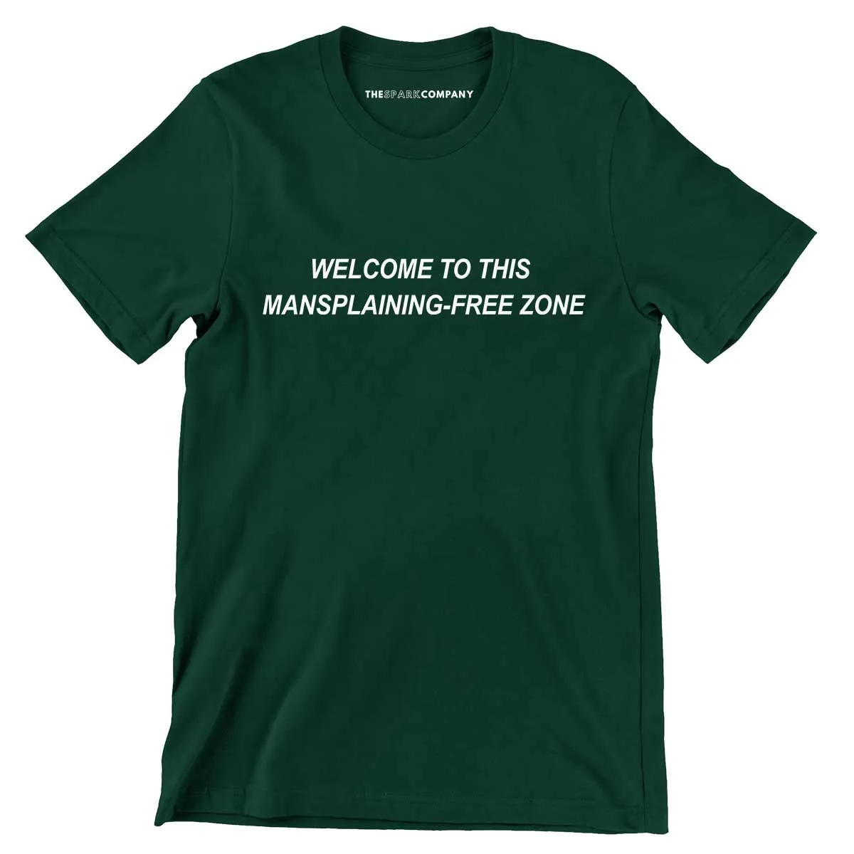 Mansplaining-Free Zone Men's T-Shirt sold by The Spark Company product image thumbnail 5