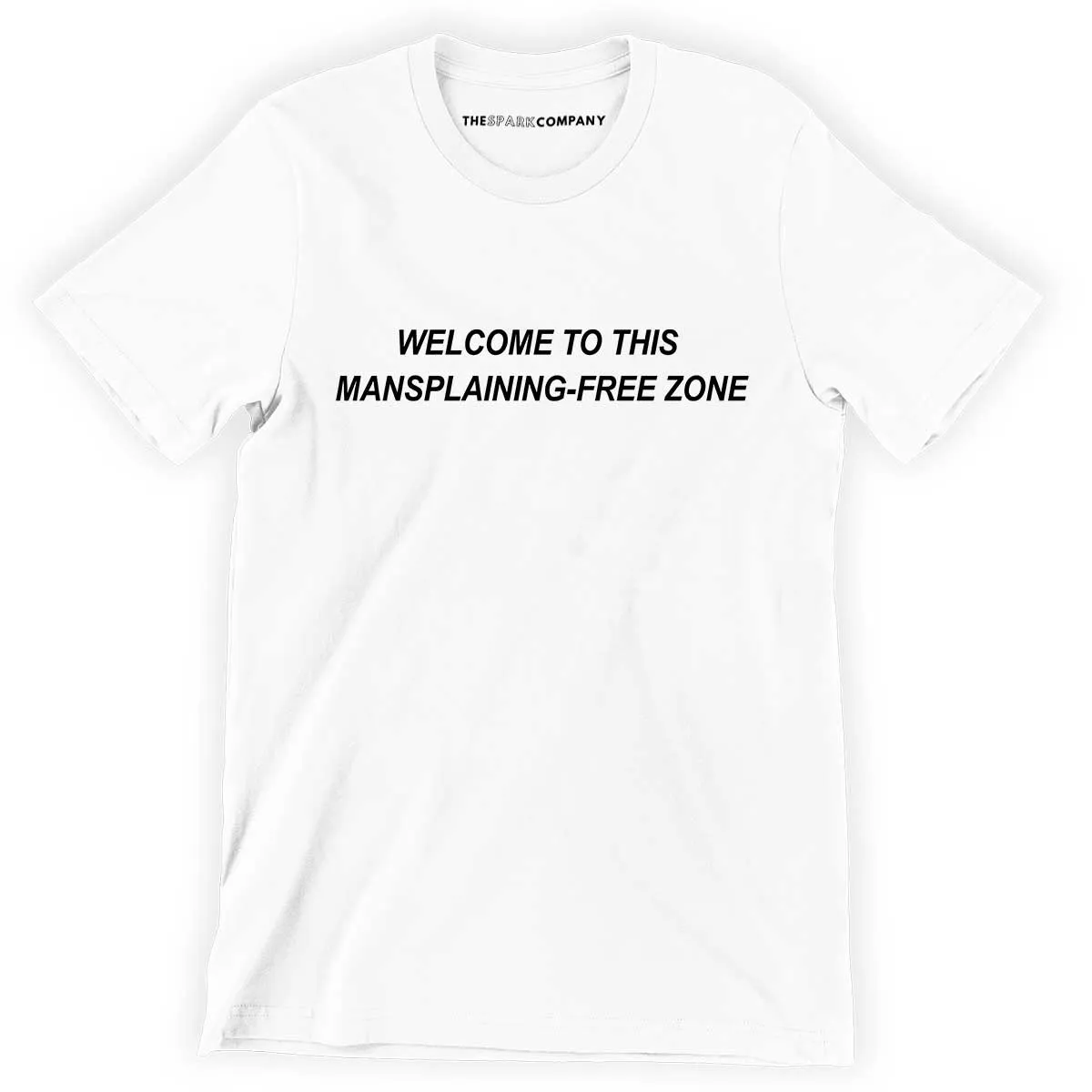 Mansplaining-Free Zone Men's T-Shirt sold by The Spark Company