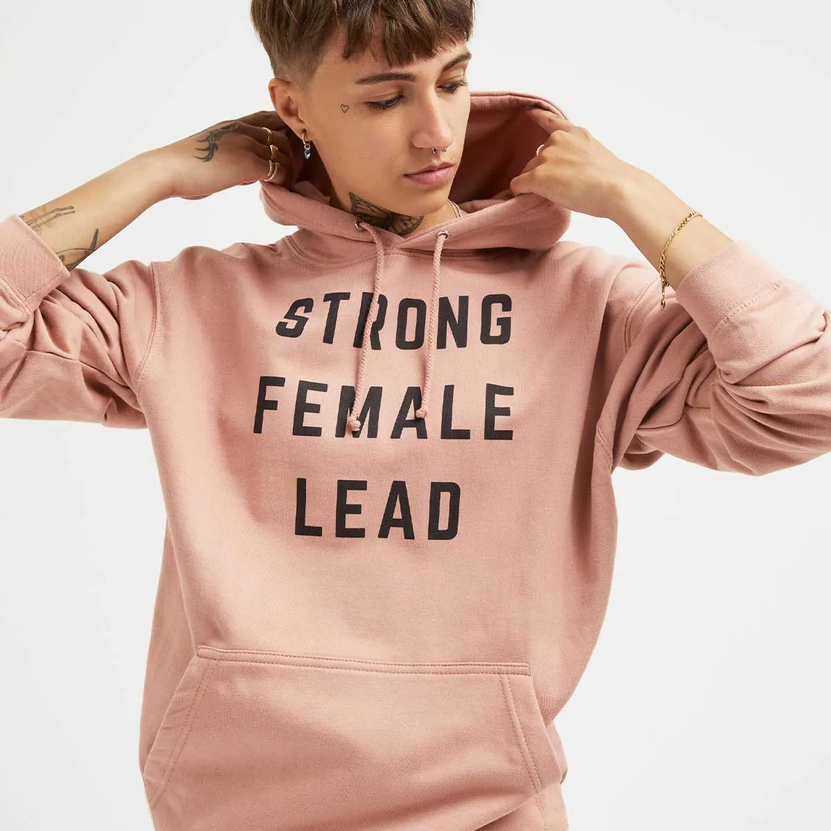 Strong Female Lead Hoodie sold by The Spark Company product image thumbnail 2