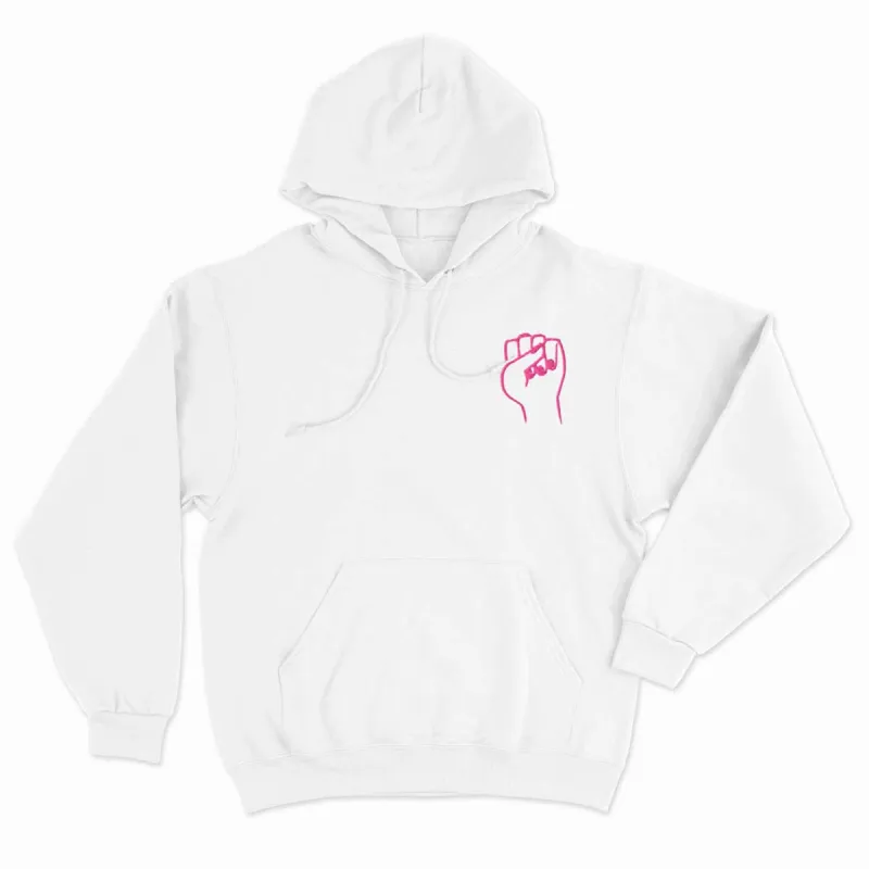 Feminist Fist Embroidered Hoodie sold by The Spark Company