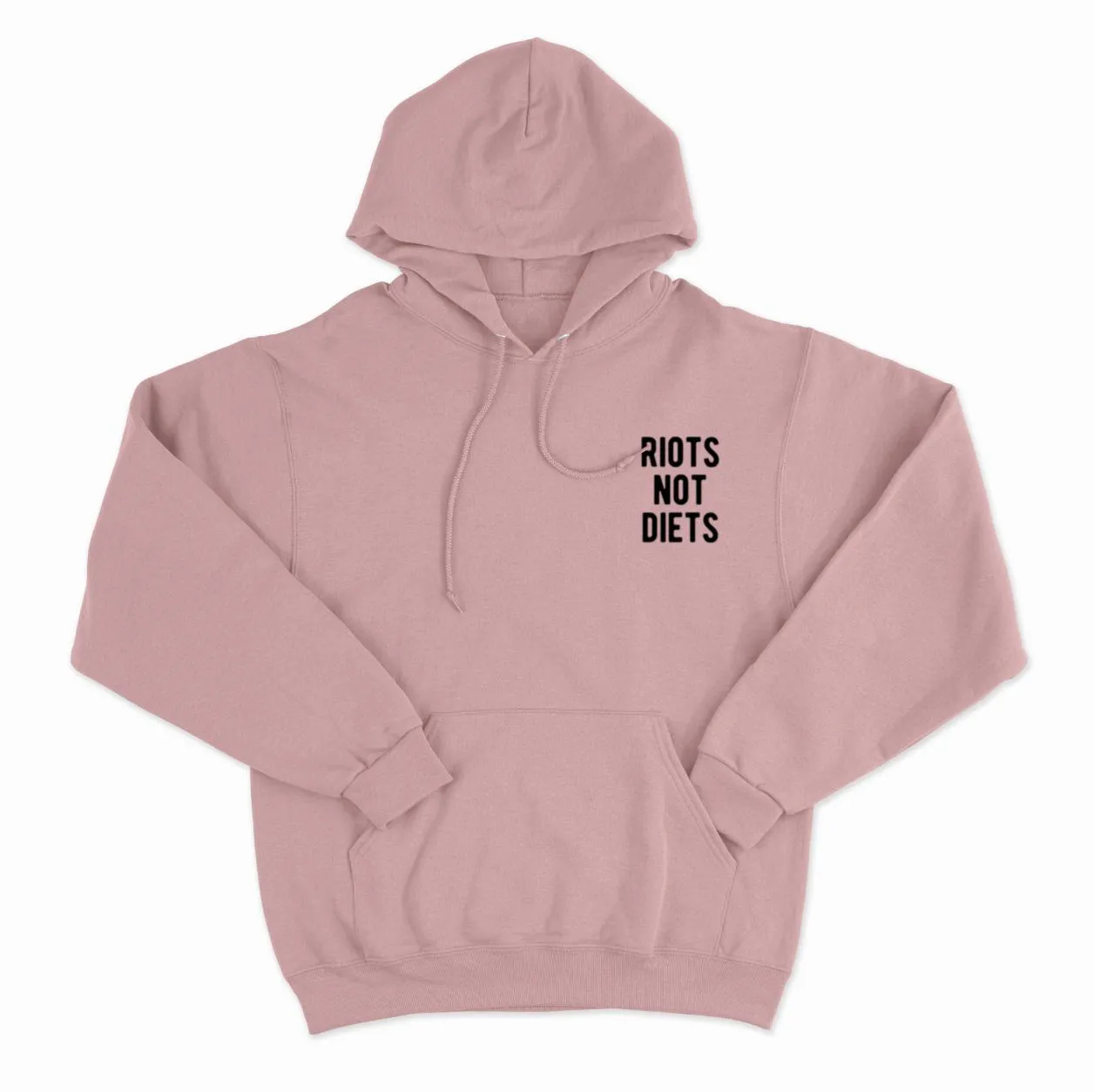 Riots Not Diets Embroidered Hoodie sold by The Spark Company product image thumbnail 4