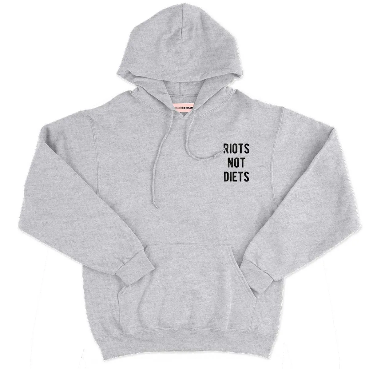 Riots Not Diets Embroidered Hoodie sold by The Spark Company product image thumbnail 3