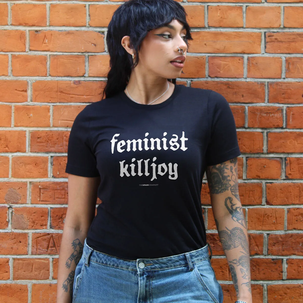 Feminist Killjoy T-Shirt sold by The Spark Company product image thumbnail 2
