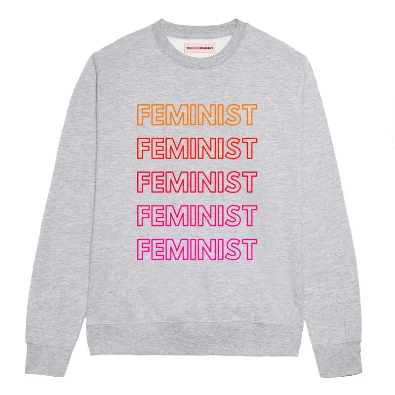 Rainbow Feminist Sweatshirt sold by The Spark Company