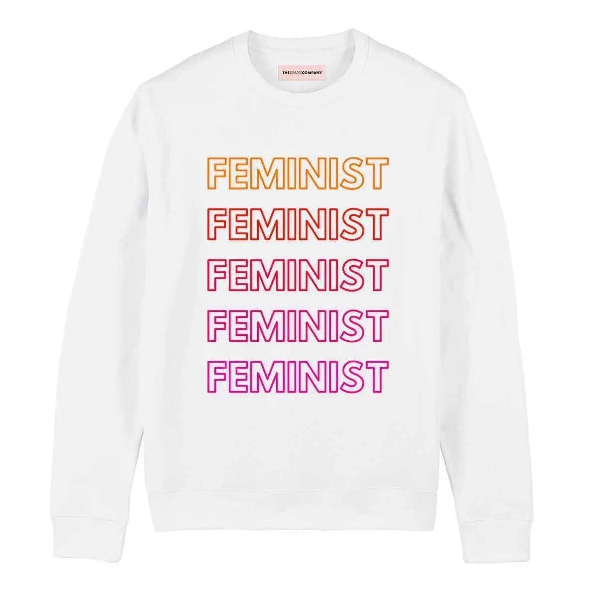 Rainbow Feminist Sweatshirt sold by The Spark Company product image thumbnail 3