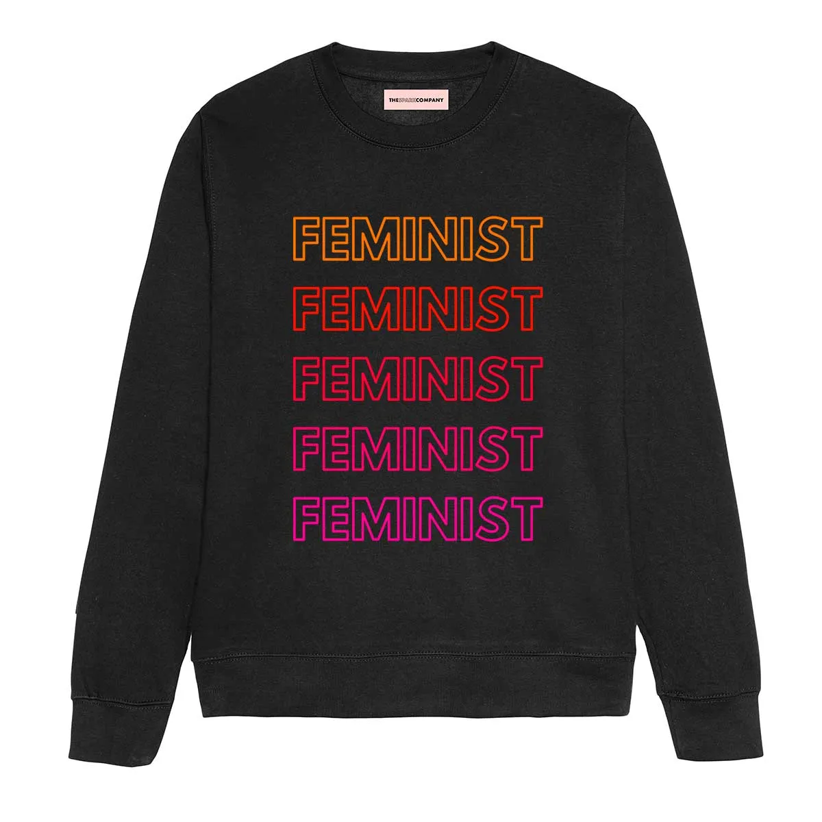 Rainbow Feminist Sweatshirt sold by The Spark Company product image thumbnail 2