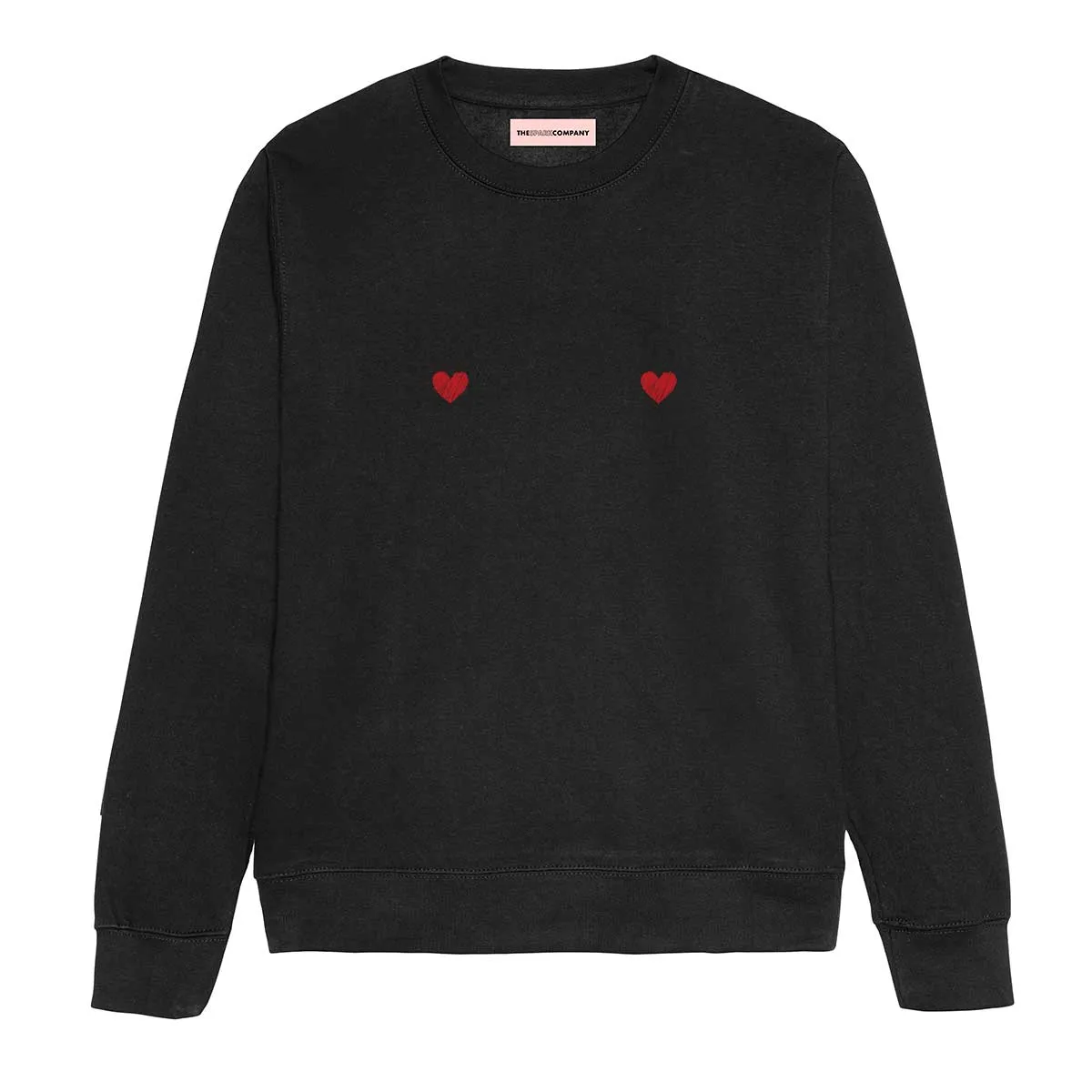 Heart Nipple Sweatshirt sold by The Spark Company product image thumbnail 3