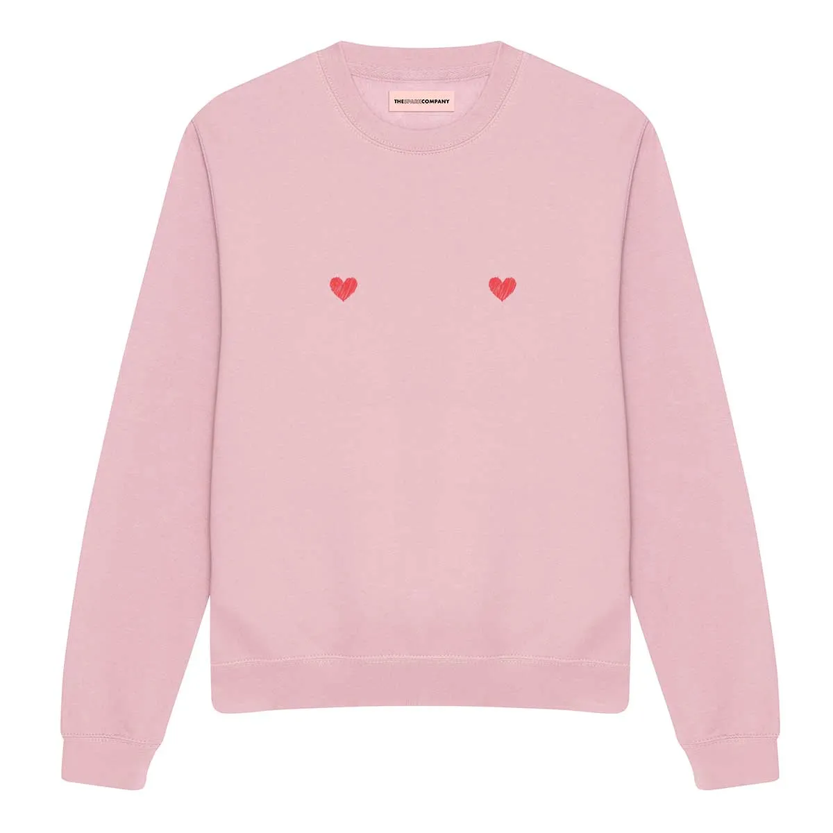 Heart Nipple Sweatshirt sold by The Spark Company