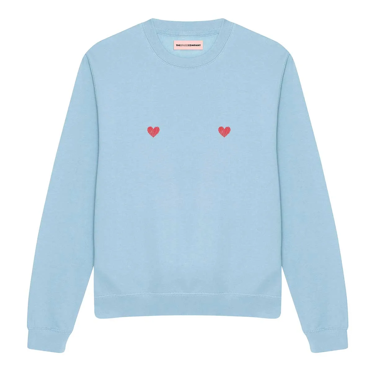 Heart Nipple Sweatshirt sold by The Spark Company product image thumbnail 5