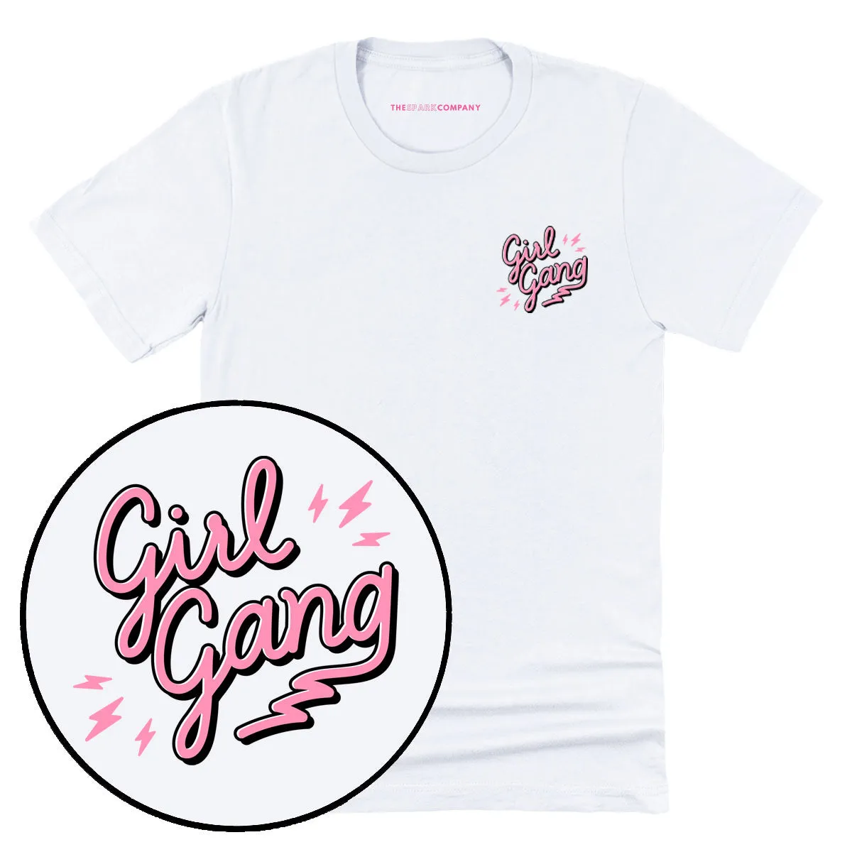 Girl Gang Lightning T-Shirt sold by The Spark Company