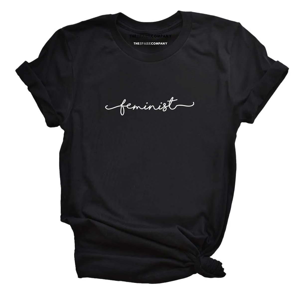 Minimalist Feminist Design T-Shirt sold by The Spark Company product image thumbnail 2