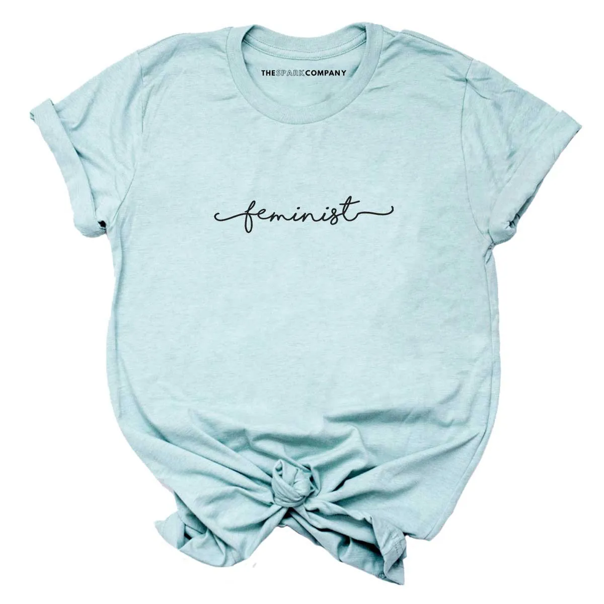 Minimalist Feminist Design T-Shirt sold by The Spark Company product image thumbnail 4