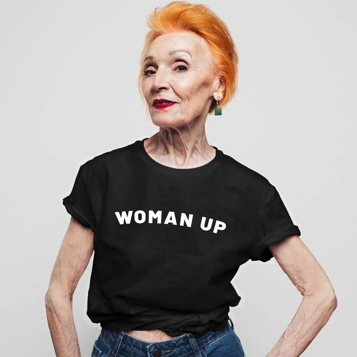 Woman Up T-Shirt sold by The Spark Company product image thumbnail 2