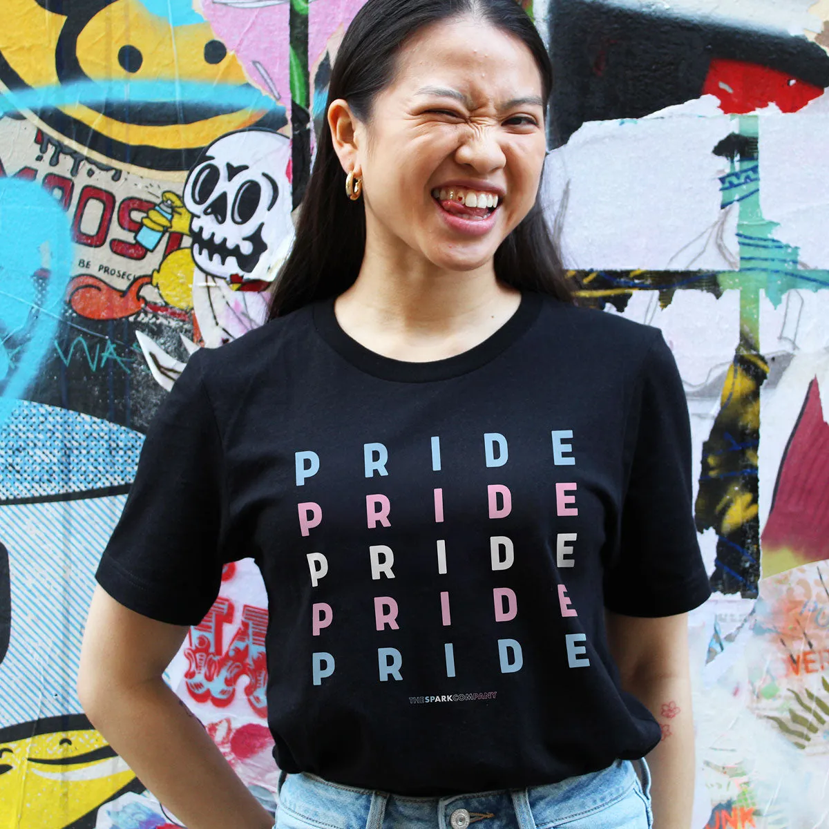 Transgender Pride Spectrum T-Shirt sold by The Spark Company product image thumbnail 2