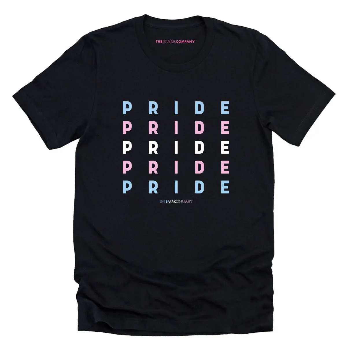 Transgender Pride Spectrum T-Shirt sold by The Spark Company