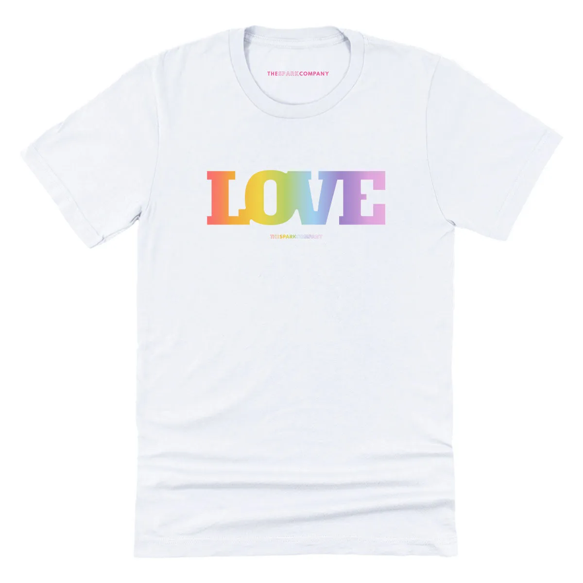 LOVE Rainbow T-Shirt sold by The Spark Company