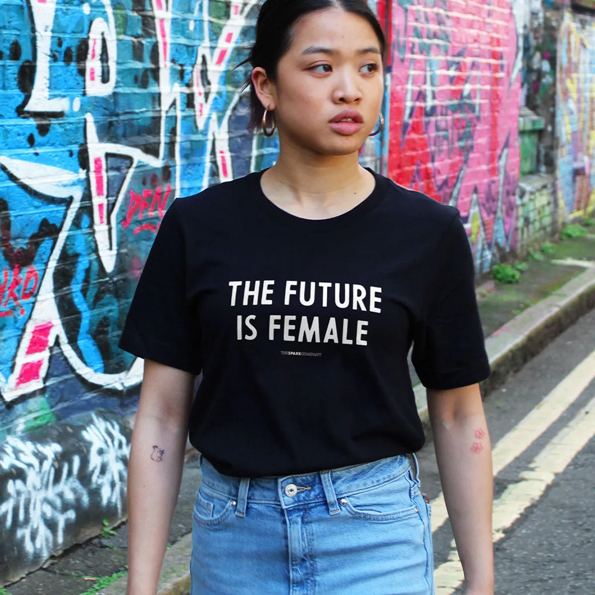 The Future Is Female T-Shirt sold by The Spark Company product image thumbnail 2