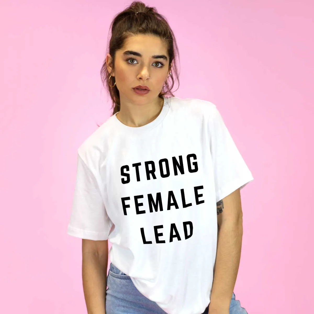 Strong Female Lead T-Shirt sold by The Spark Company product image thumbnail 2