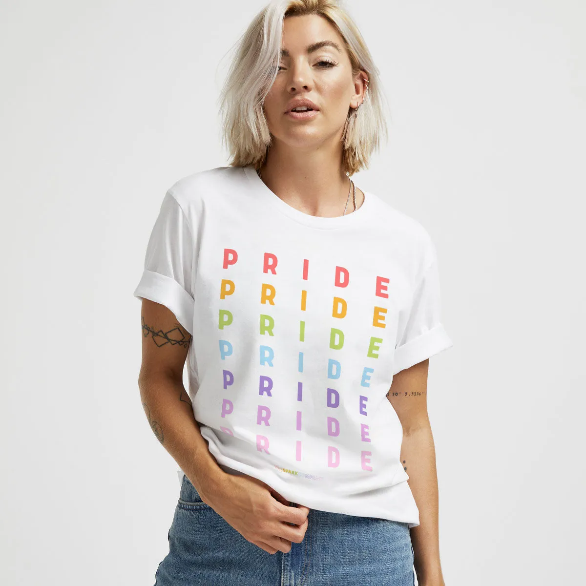 Pride Spectrum T-Shirt sold by The Spark Company product image thumbnail 2