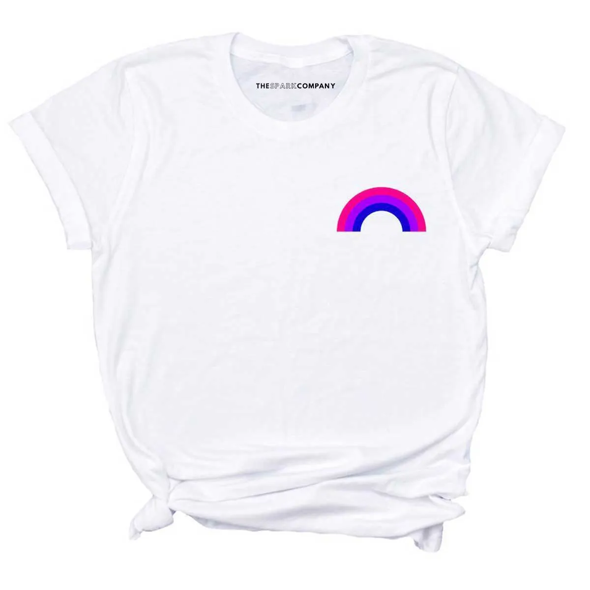 Bisexual Pride Rainbow T-Shirt sold by The Spark Company product image thumbnail 4