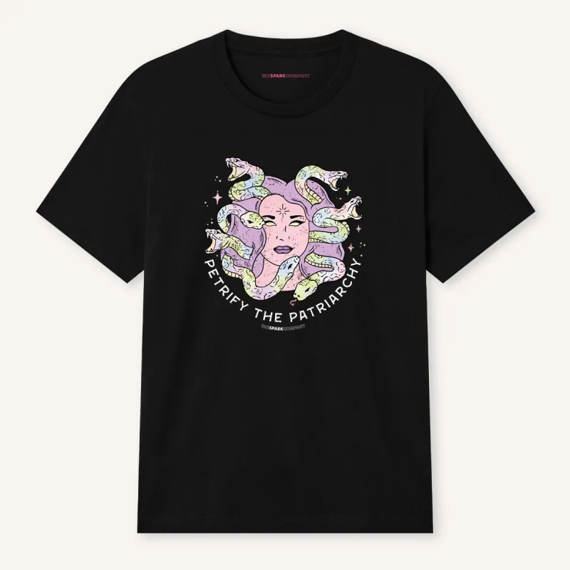 Colourful Petrify The Patriarchy T-Shirt made by The Spark Company