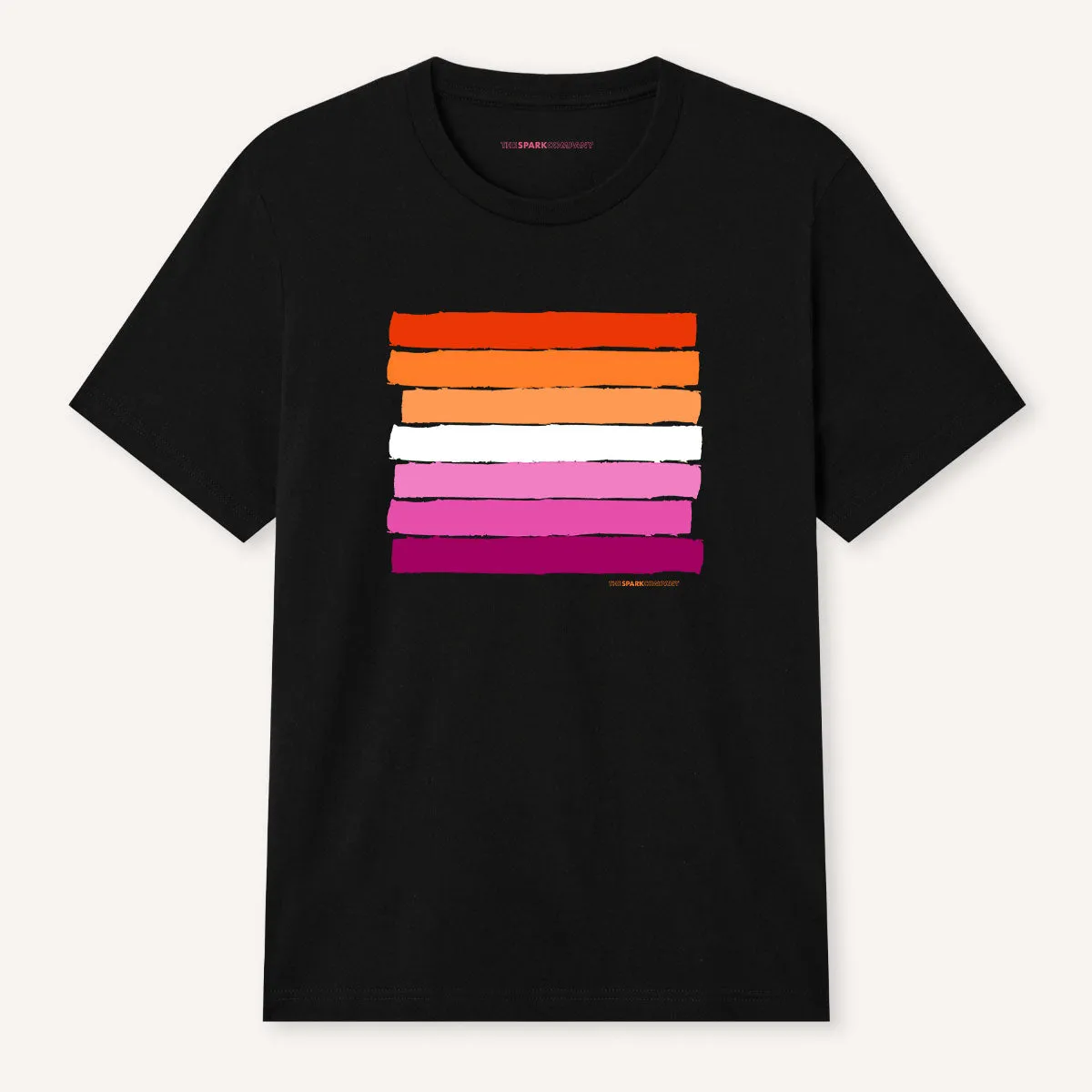 Lesbian Flag Pride T-Shirt sold by The Spark Company