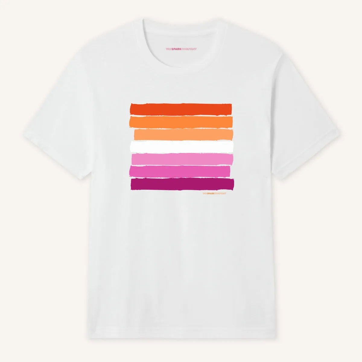 Lesbian Flag Pride T-Shirt sold by The Spark Company product image thumbnail 2