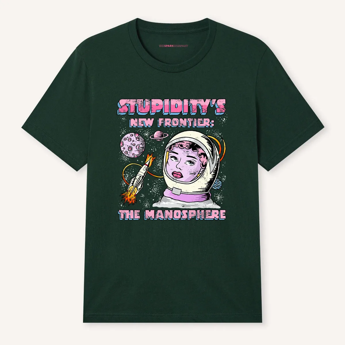 Stupidity's New Frontier T-Shirt sold by The Spark Company