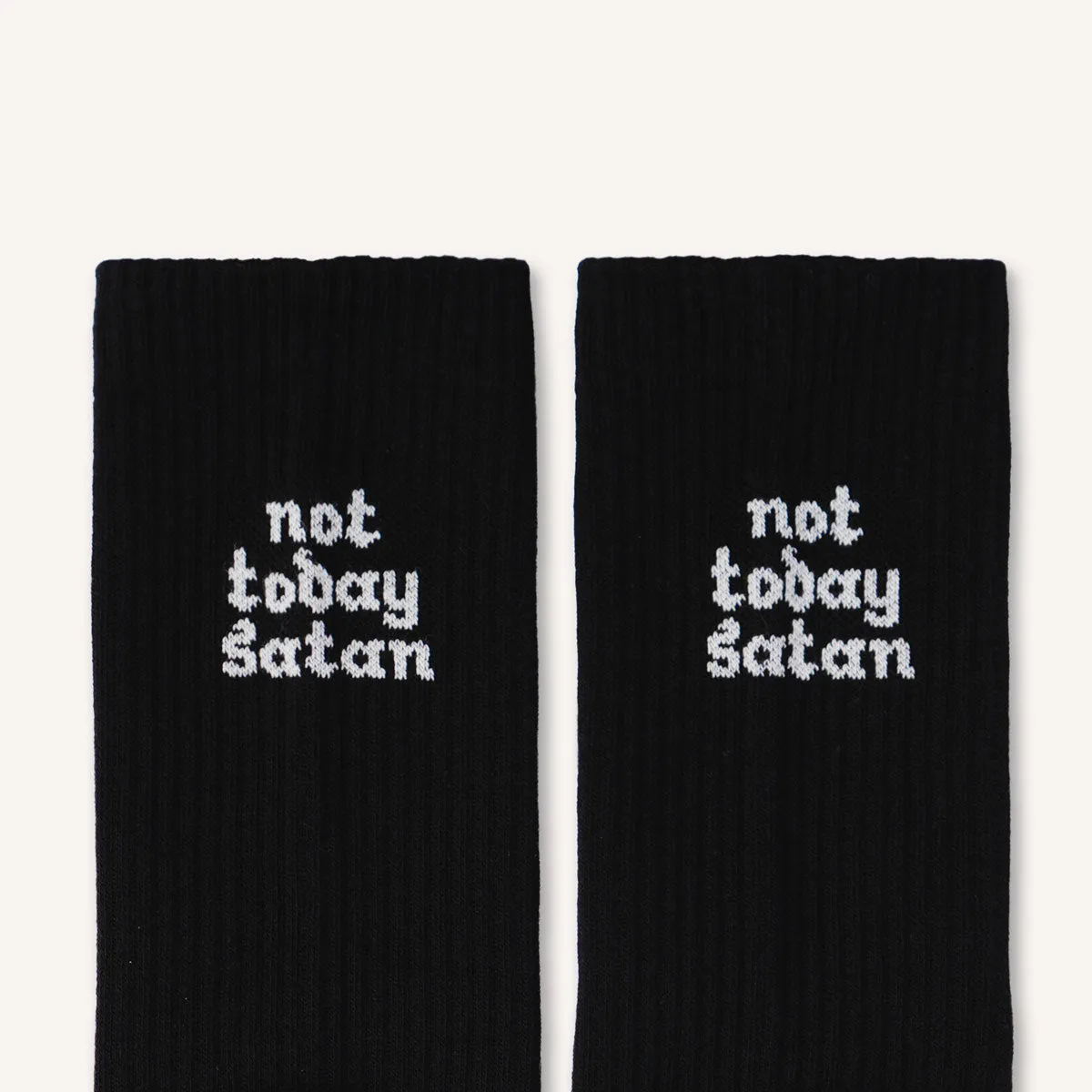 Not Today Satan Socks sold by The Spark Company product image thumbnail 3