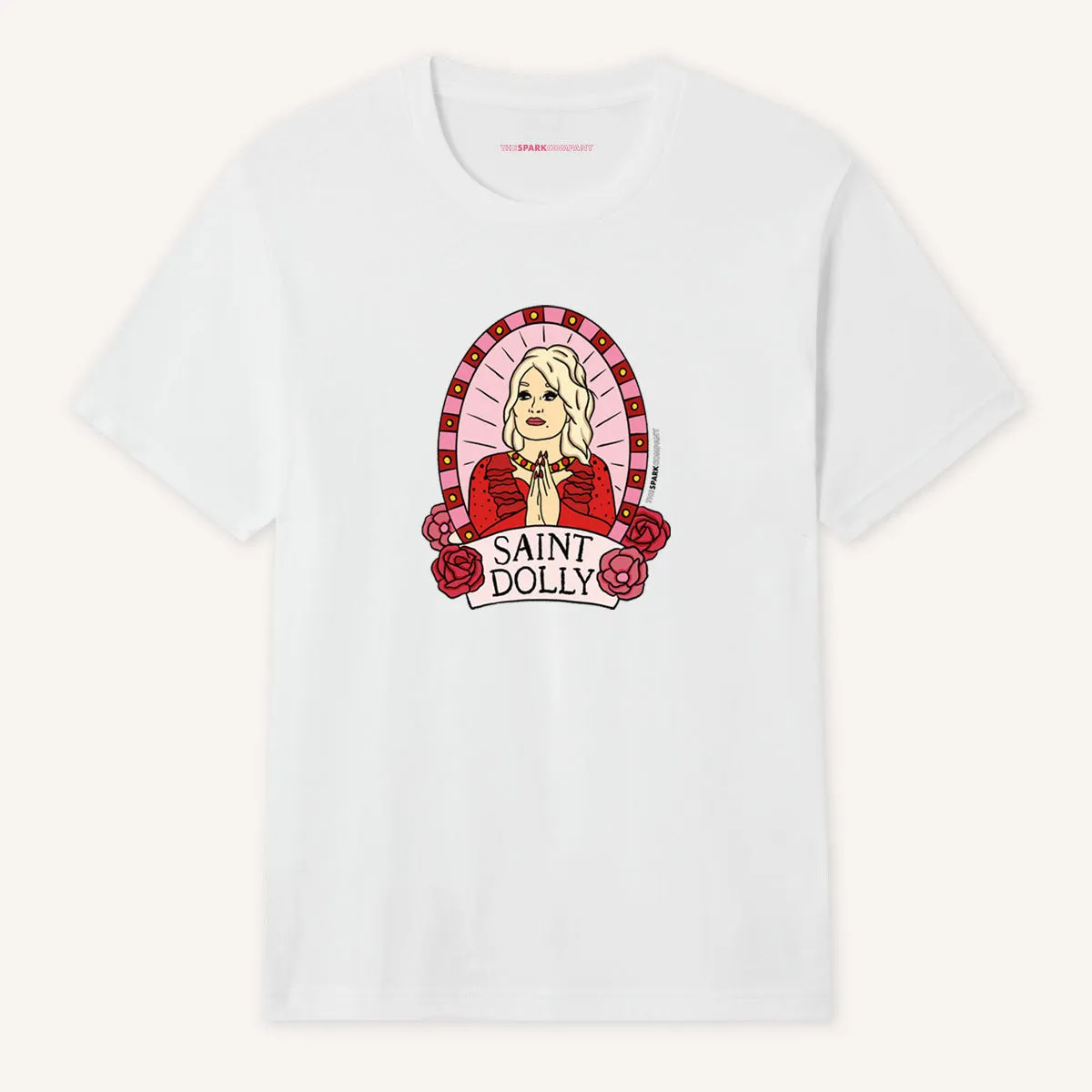 Saint Dolly T-Shirt sold by The Spark Company product image thumbnail 4
