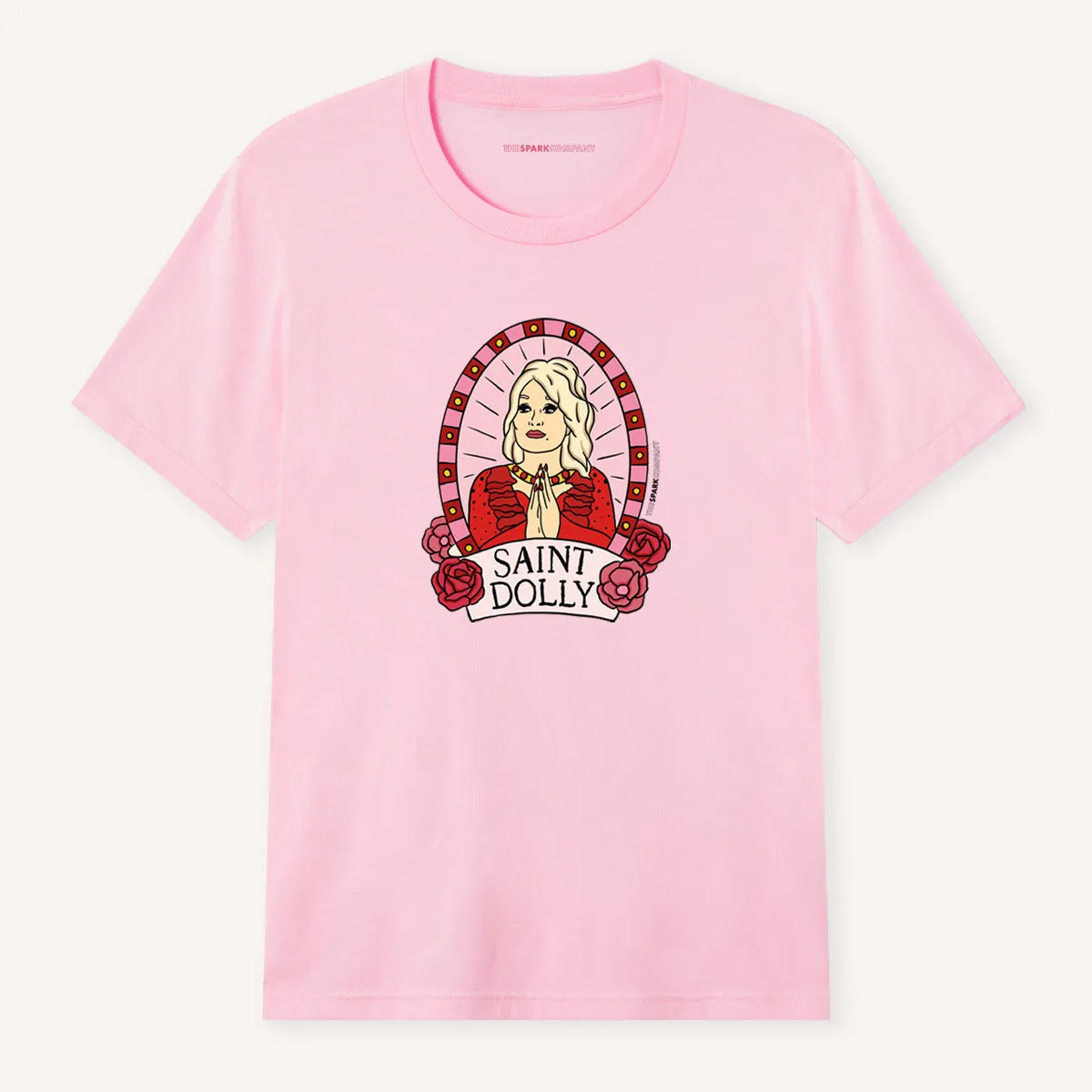 Saint Dolly T-Shirt sold by The Spark Company product image thumbnail 3
