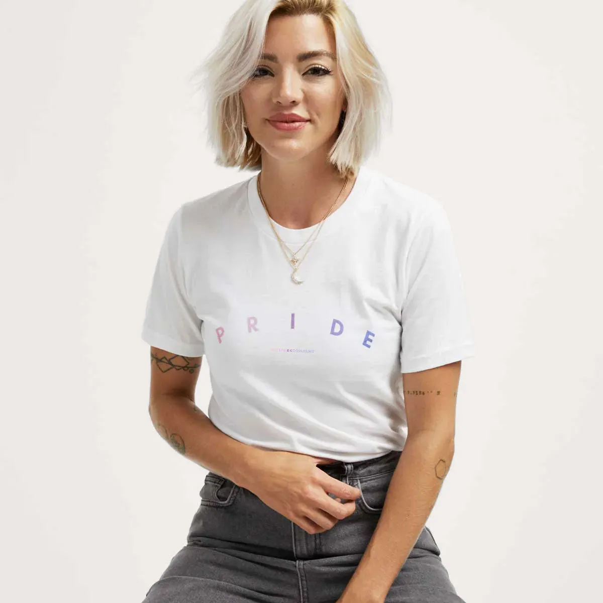 Minimalist Bisexual Pride T-Shirt sold by The Spark Company product image thumbnail 2