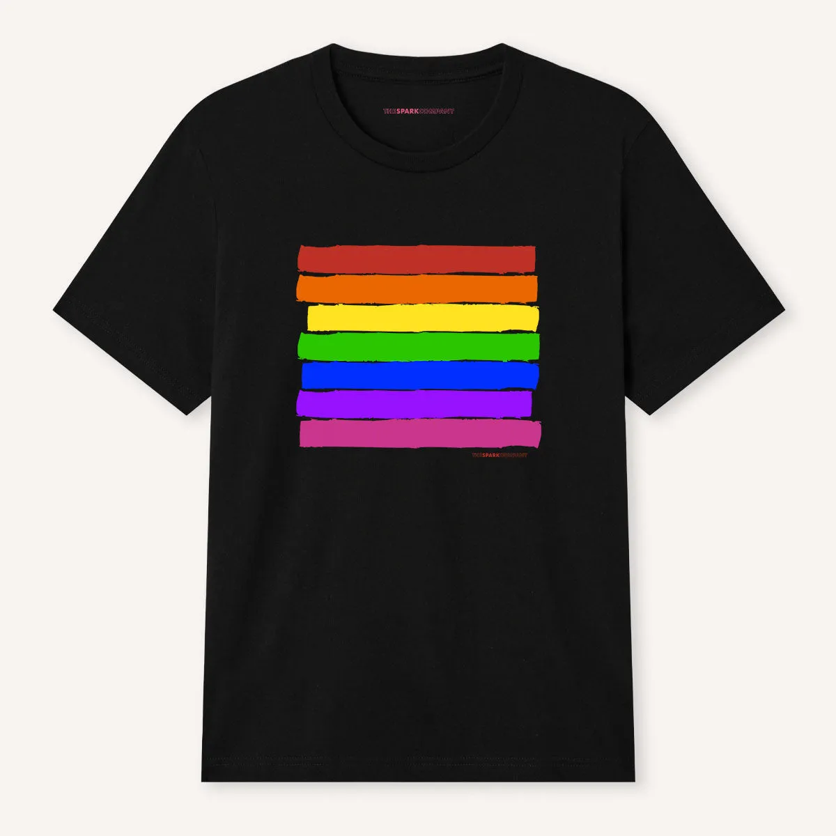 Pride Flag T-Shirt sold by The Spark Company product image thumbnail 3