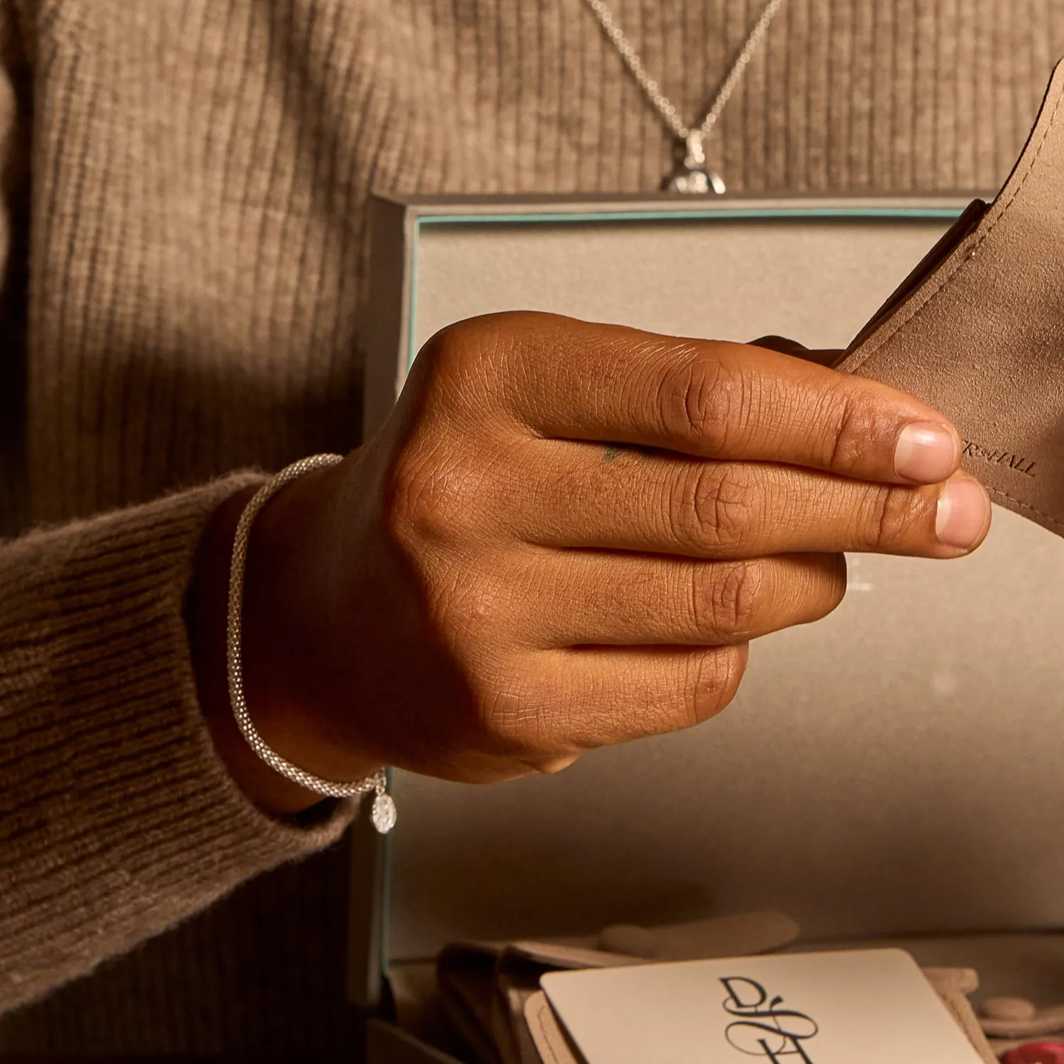 Men's Popcorn Chain Bracelet sold by Dower & Hall product image thumbnail 2
