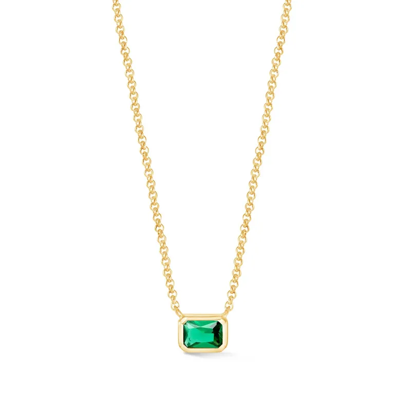 Octagon Green Garnet Tutti Frutti Necklace sold by Dower & Hall