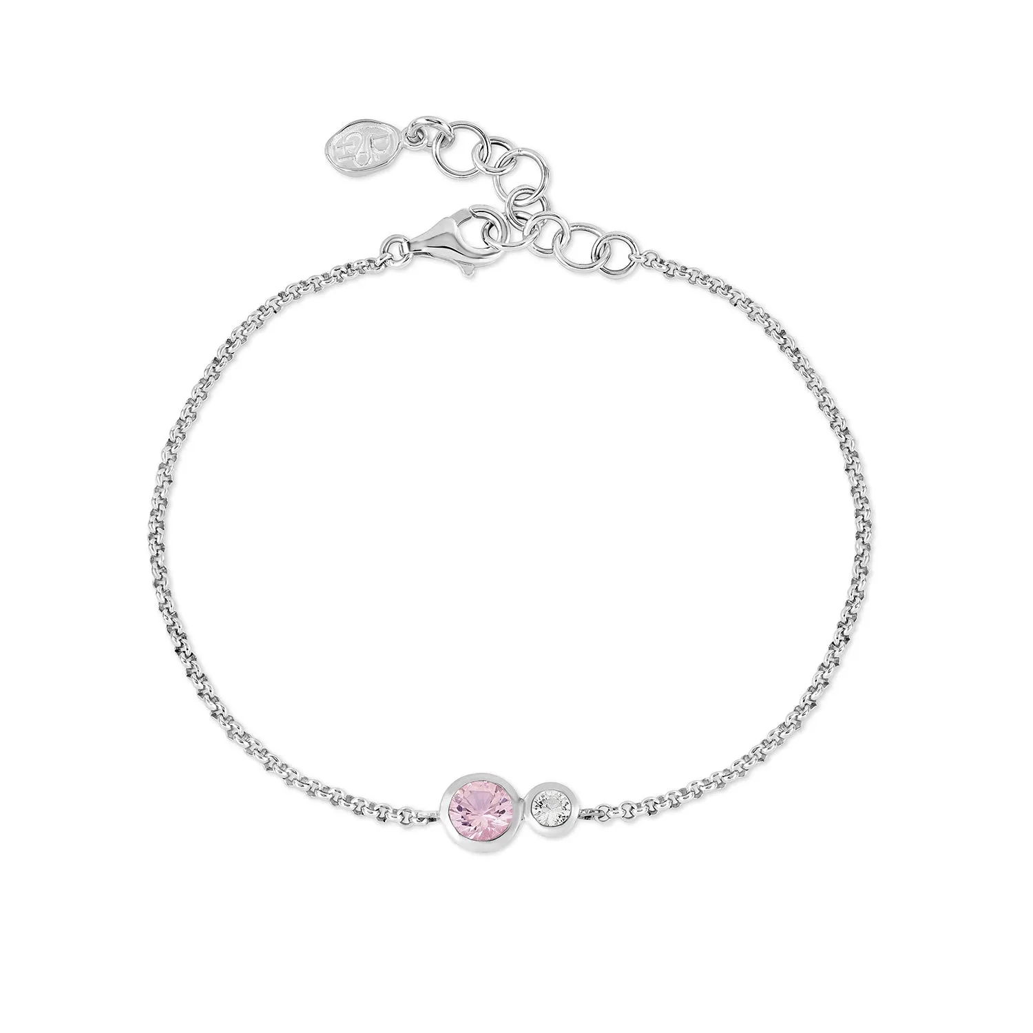 'Rose' Tutti Frutti Duo Chain Bracelet sold by Dower & Hall