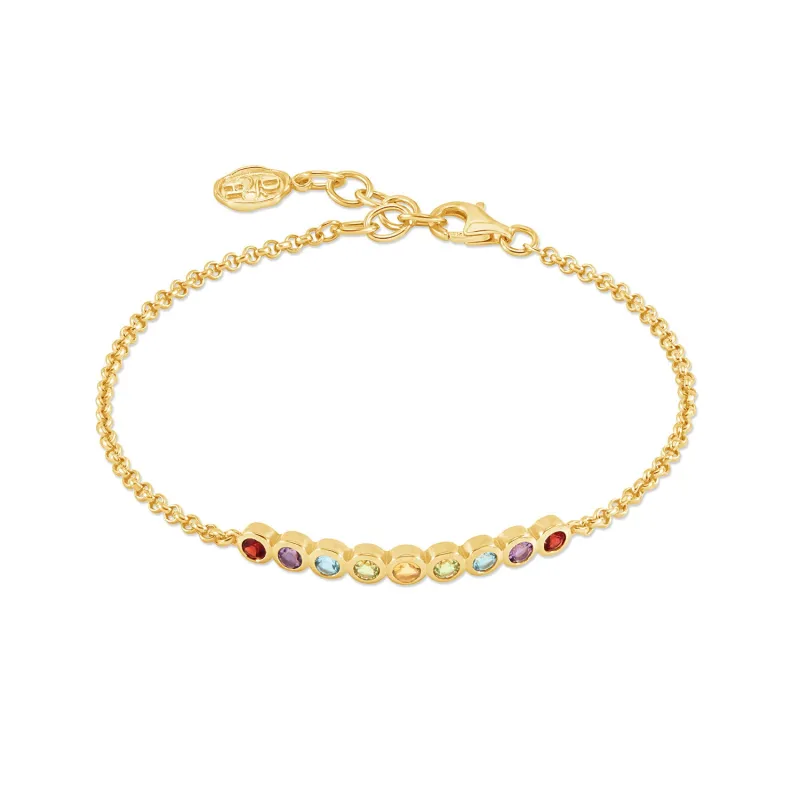 Tutti Frutti Bar Bracelet sold by Dower & Hall