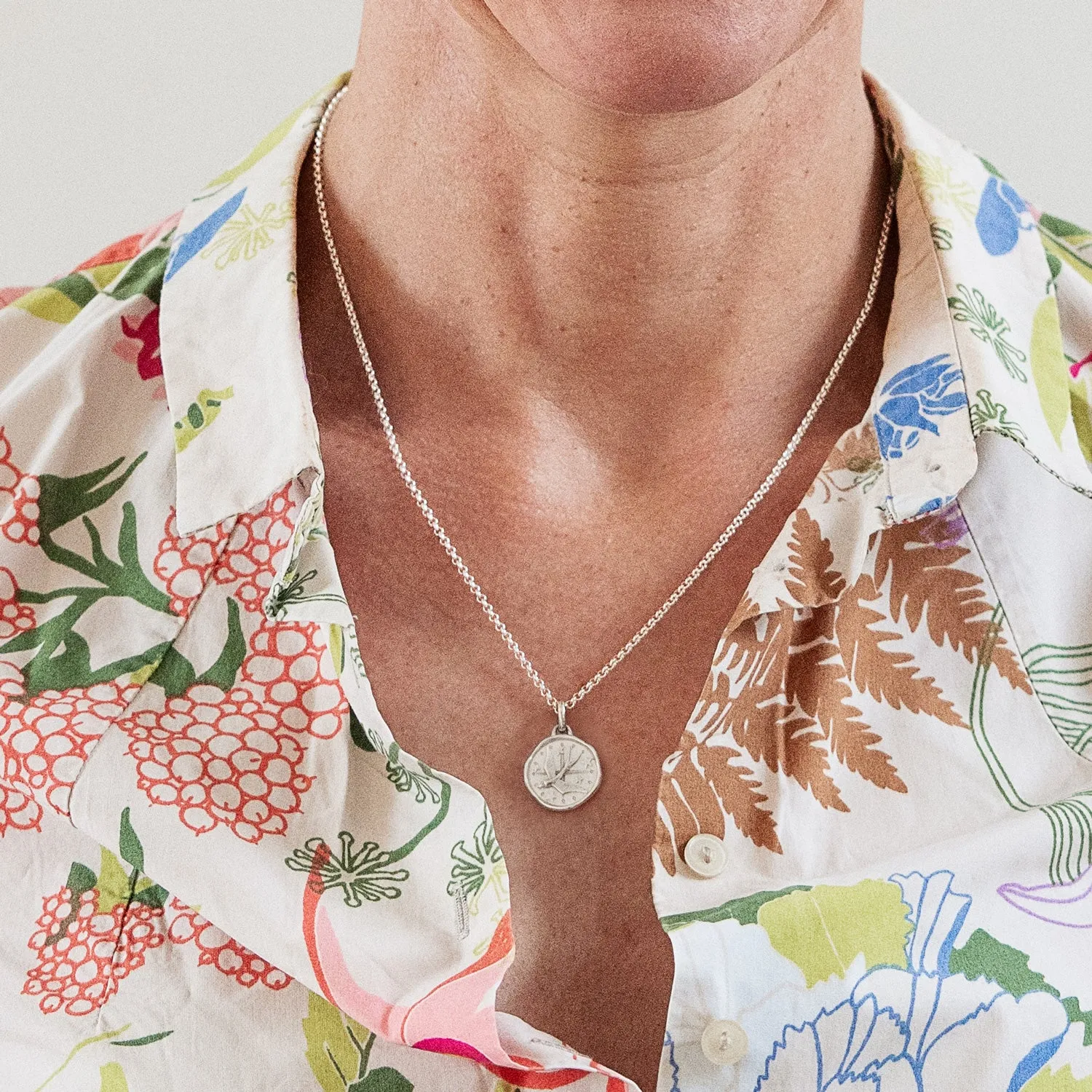 Flying Swallow Talisman Necklace sold by Dower & Hall product image thumbnail 2