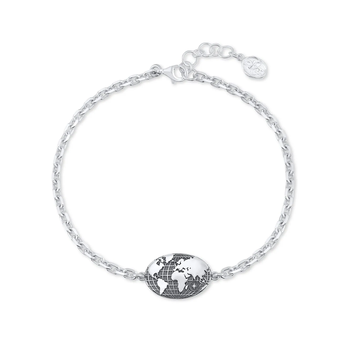 Men's One World Talisman Chain Bracelet sold by Dower & Hall
