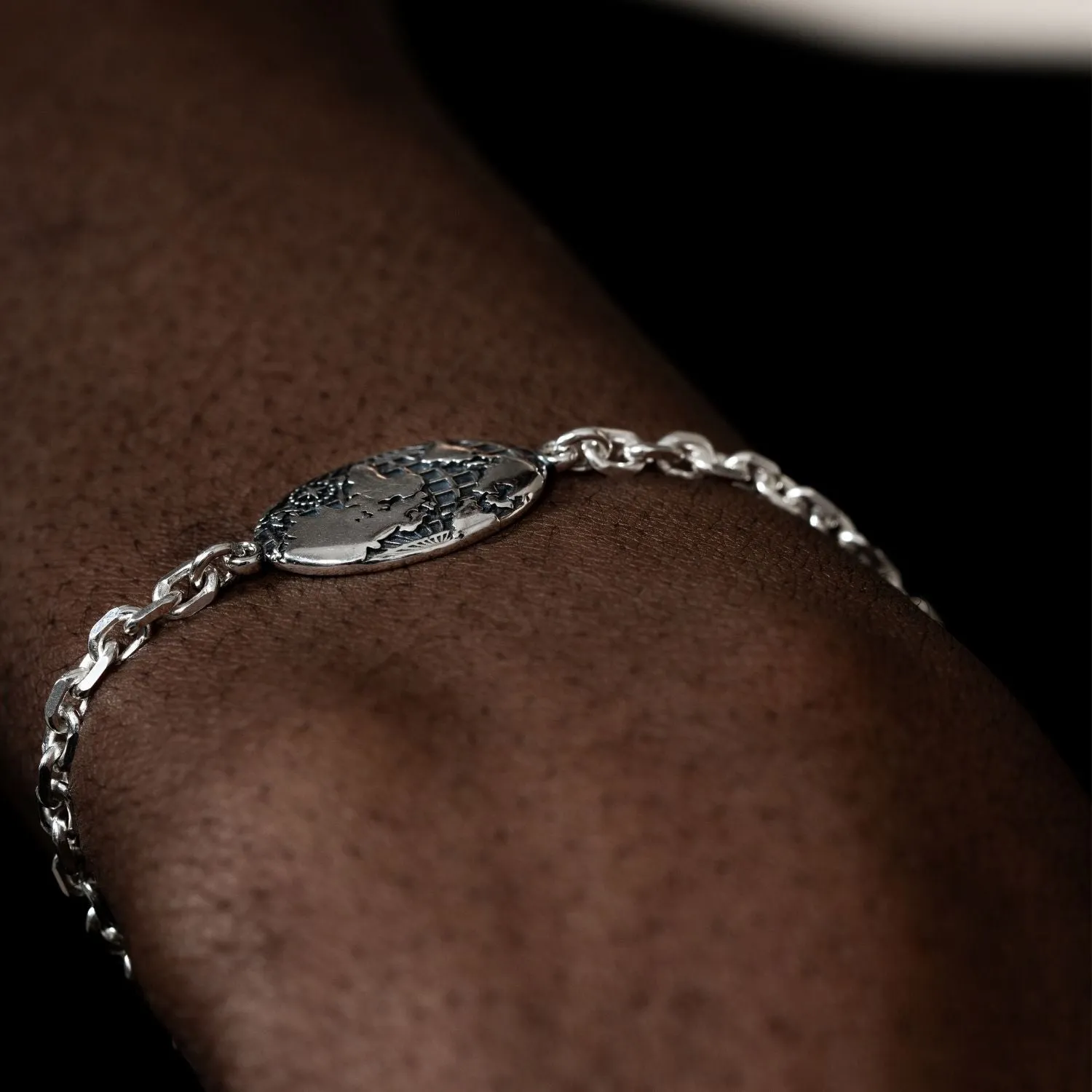 Men's One World Talisman Chain Bracelet sold by Dower & Hall product image thumbnail 3