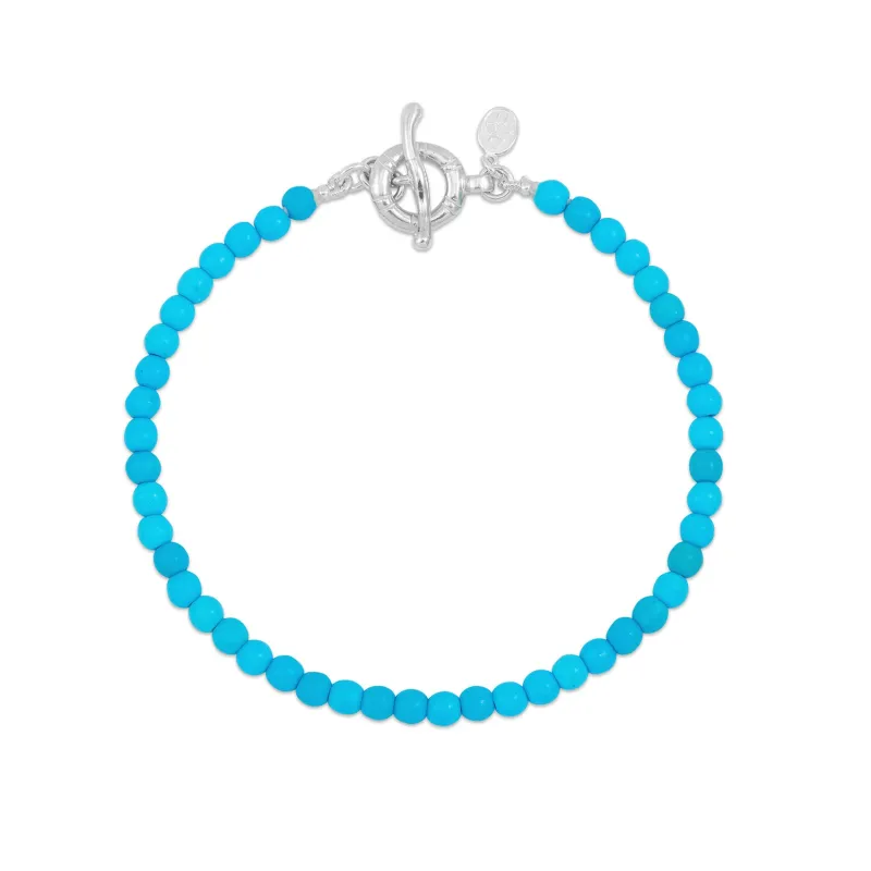 Men's Turquoise Bead Bracelet sold by Dower & Hall