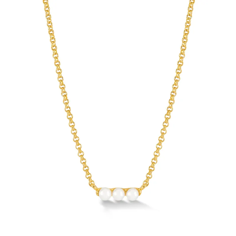 Timeless Triple Pearl Row Pendant sold by Dower & Hall