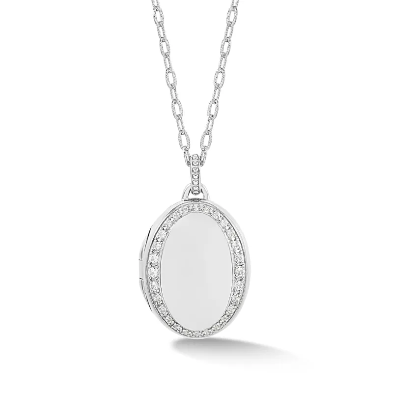 Celeste Sapphire Locket sold by Dower & Hall