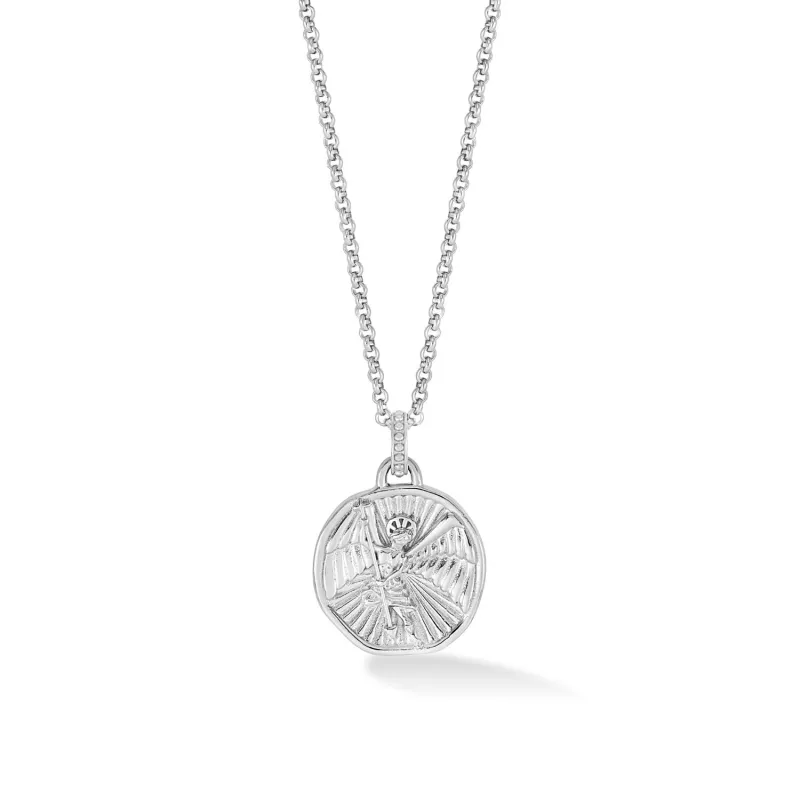 Men's St. Michael Talisman Necklace sold by Dower & Hall